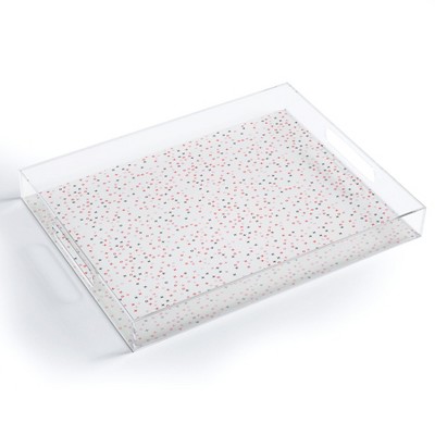 Little Arrow Design Co Hugs And Kisses Xo Medium Acrylic Tray - Deny ...