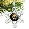 Colorado College Primary Logo Metal Snowflake Christmas Tree Holiday Ornament - 2 of 3