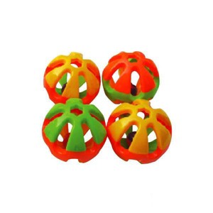 A&E Cage Company Happy Beaks Round Rattle Foot Bird Interactive Toy - 1 of 1