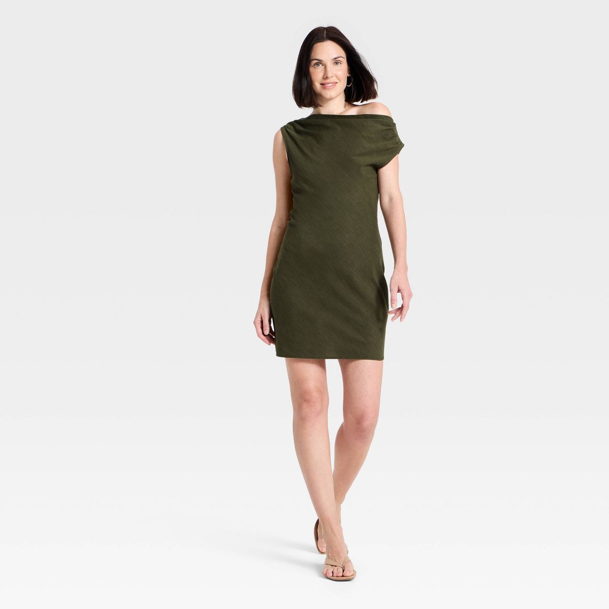 Women's Off the Shoulder Mini Dress - A New Day™ - thumbnail 9