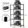 AndMakers 5 Tiers Steel Adjustable Household Shelving Unit (23.6 in. W x 63 in. H x 13.7 in. D) - 4 of 4