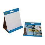 GoWrite Dry Erase Tabletop Non-Adhesive Easel Pad with Carrying Handle, 16 x 15 Inches, White, 10 Sheets