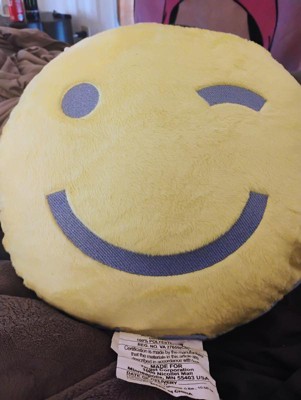 Target bullseye shops smiley face cushion