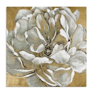 Stupell Industries Blushing White Magnolia Flower Abstract, 30" x 30" - 1 of 4