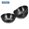 Unique Bargains Thick Stainless Steel Condiment Dishes for Kitchen Restaurant 3.2" Dia - 3 of 4
