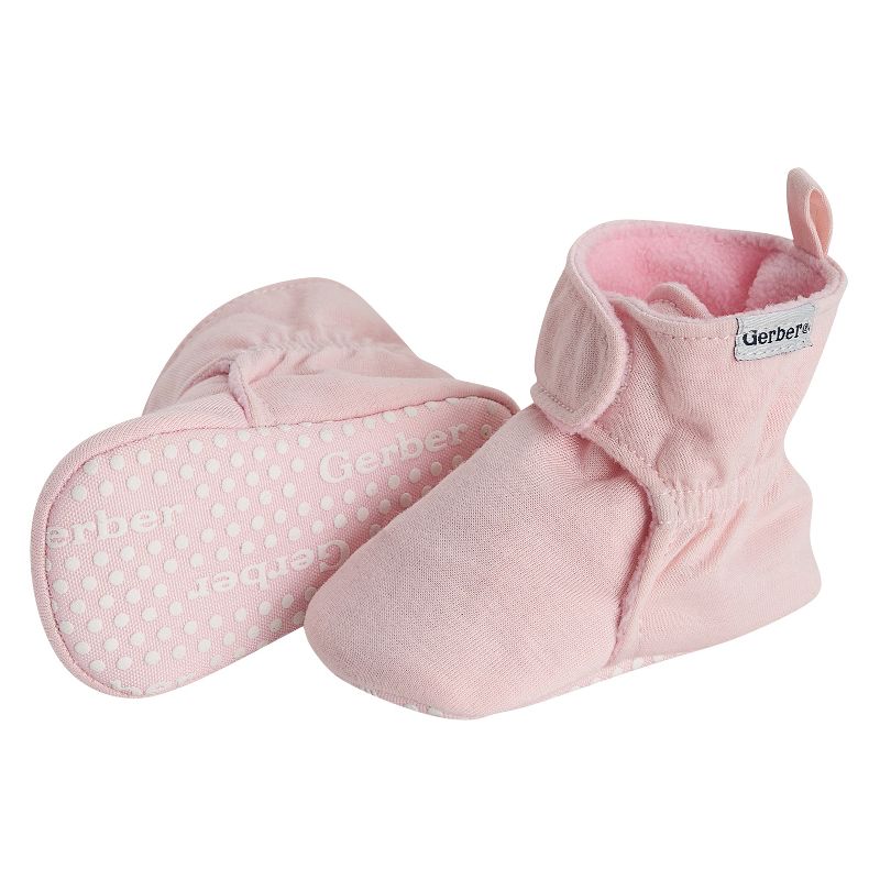 Gerber Baby Boys' and Girls' Soft Booties, 4 of 10