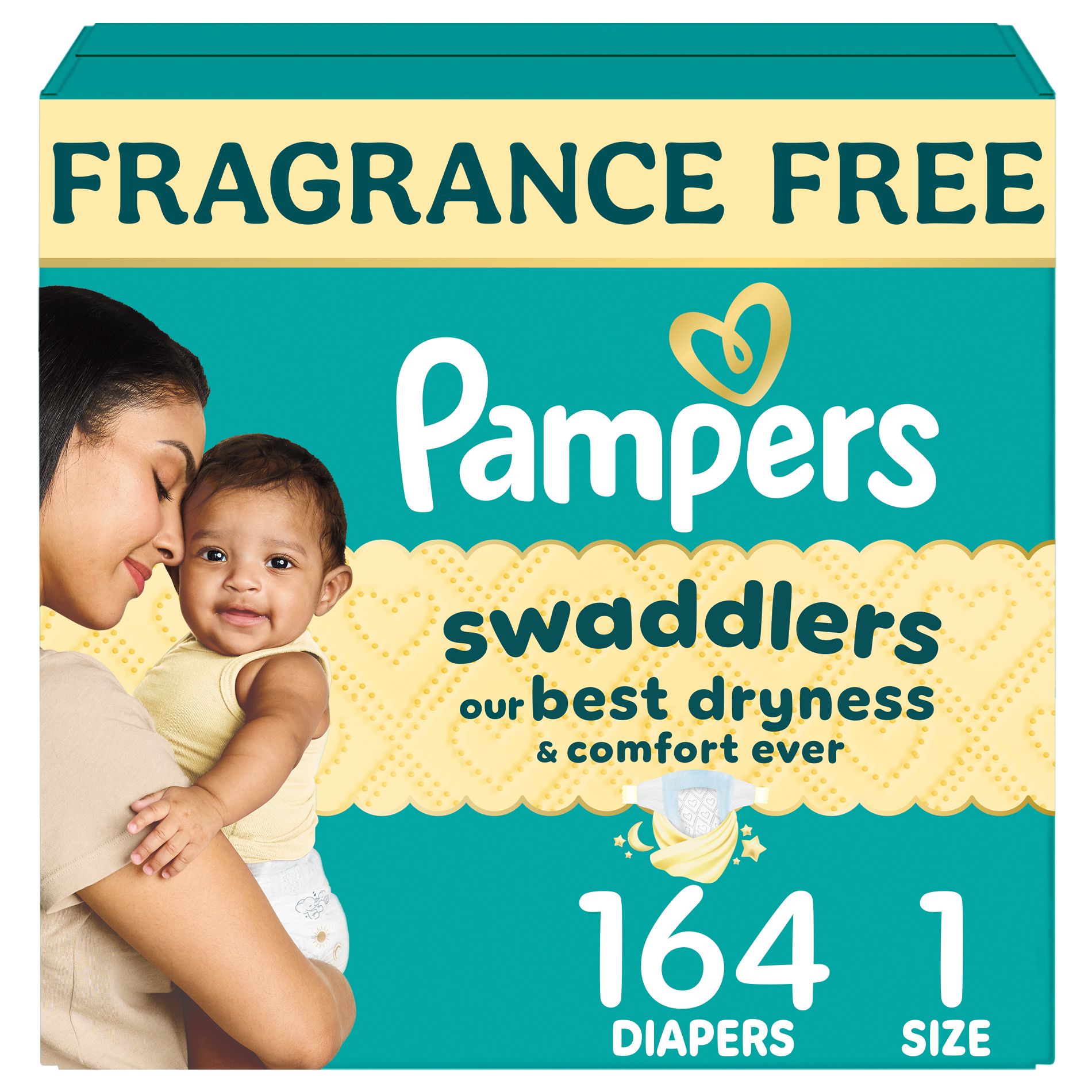 Pampers Swaddlers Sensitive Disposable Diapers - (Select Size and Count)