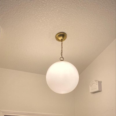 Milk Glass Ceiling Pendant Brass - Threshold™ Designed With Studio ...