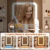 Vanity Desk with Mirror, 6 Drawers, Shelves, Charging Station, - 4 of 4