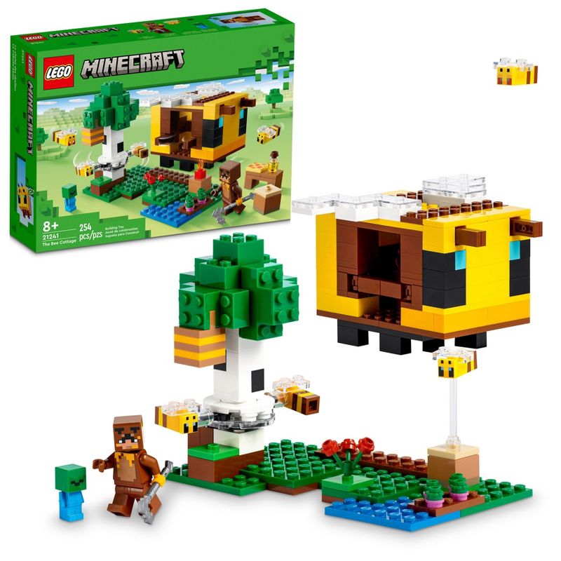 LEGO Minecraft The Bee Cottage Toy House with Animals 21241, 1 of 8