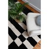 Balta Rugs Abstract Checkered Grid Plush Shag Area Rug - 2 of 4