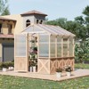 EROMMY Spruce Wooden Greenhouse For Outdoors - 2 of 4
