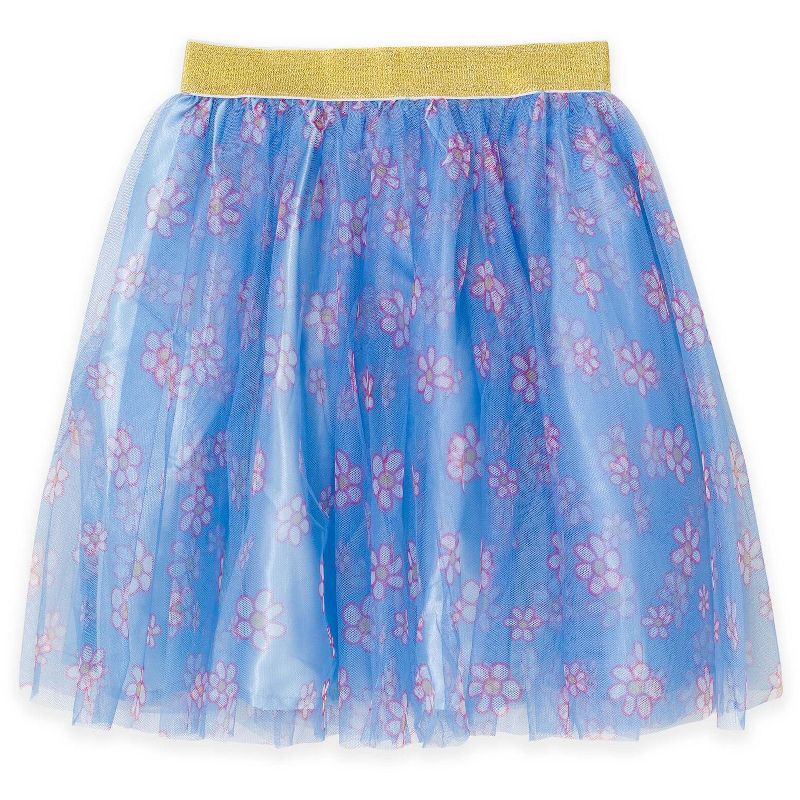 Bluey Coco Floral Baby Girls T-Shirt and Tulle Mesh Skirt Infant, 3 of 6