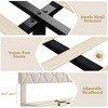 Twin/Full/Queen/King Bed Frame with Adjustable Upholstered Headboard, Platform Bed Frame, No Box Spring Needed - 3 of 4