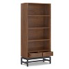 NicBex Multi Sized Cube Bookcase Storage Wood Bookshelves with Tapered Legs for Office Home - 2 of 4