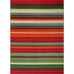 Unique Loom    Outdoor Modern Jaco Area Rug - 1 of 4