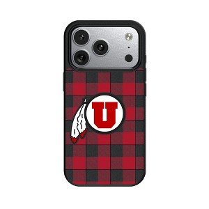 NCAA Big 12 Universities Plaid MagSafe Compatible Cell Phone Case for Apple iPhone 17 Series - 1 of 4