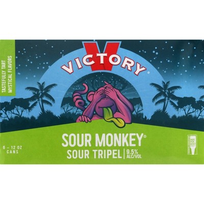 Victory Sour Monkey Tripel Beer - 6pk/12 fl oz Cans