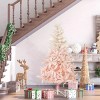 TopComfy Christmas Tree Stands Christmas Tree Romantic Blush Tone Easy to Decorate with Ornaments Holiday for Living Room, Pink, 39.37"*8.66"*9.45" - 2 of 4