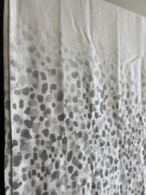 Leopard Glam Shower Curtain Ombre Gray - Threshold™ : Target