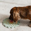 Dexypaws Enrichment Lick Mat: Sage Green Blooming Blossom - Grooved Silicone - 4 of 4