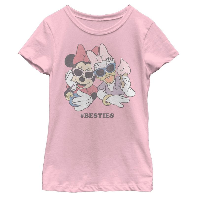 Girl's Disney Minnie and Daisy Besties T-Shirt, 1 of 5
