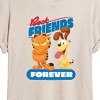 Women's - Garfield - Best Friends Forever Oversized Graphic T-Shirt - 2 of 4
