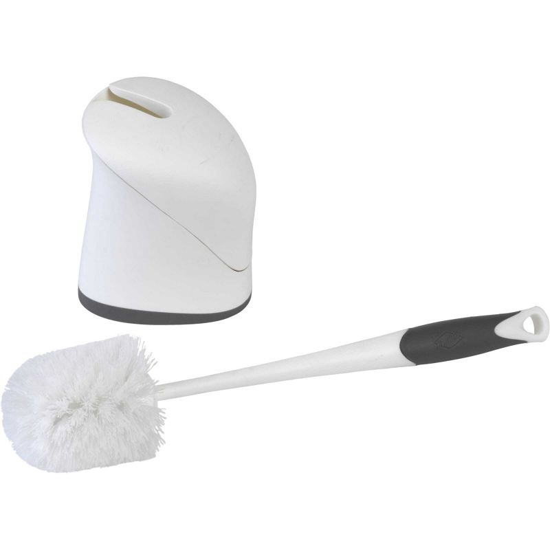 Clorox Toilet Bowl Brush with Hideaway Caddy, 4 of 10