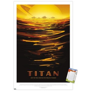 Trends International NASA - Titan Travel Poster Unframed Wall Poster Prints - 1 of 4