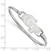 Black Bow Jewelry Sterling Silver Georgia Tech Yellow Jackets NCAA Bangle Bracelet 7 Inch - 2 of 3