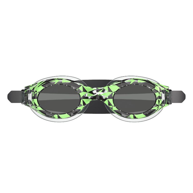 Speedo Junior Glide Print Swim Goggles - Lime/Black Geo, 3 of 5