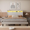 Twin Bed Frame with USB Charging Station & LED Lights - 4 of 4