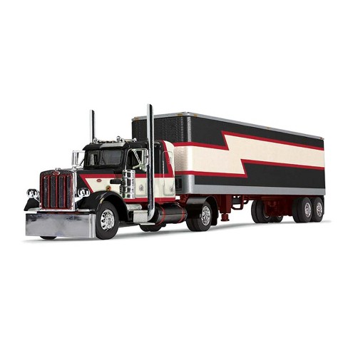 First Gear Dcp 1/64 Black/cream/red Peterbilt 359 W/ 36