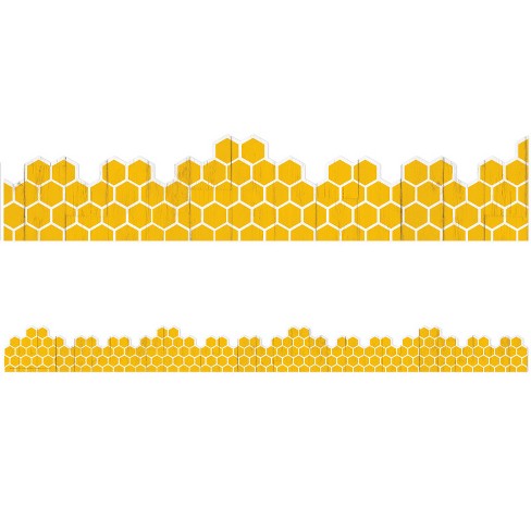 Eureka The Hive Honeycomb Extra Wide Deco Trim, 37 Feet (Pack of 6) - image 1 of 1