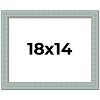 PosterPalooza | Refined Blue Picture Frame - UV Acrylic, Backing Board, Hanging Hardware Included - 2 of 4