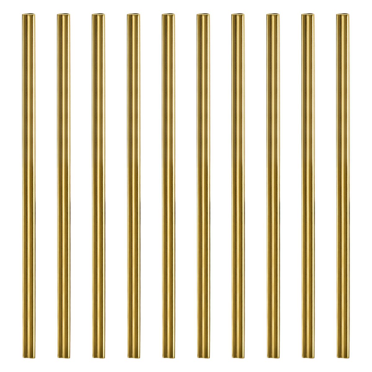 Unique Bargains 304 Stainless Steel Durable Reusable Heart Shape Drinking Straw 8.46" x 0.31"(L*W)