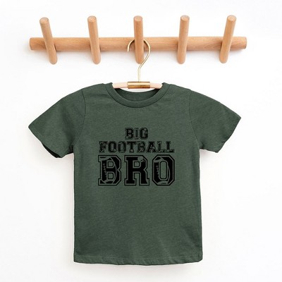 The Juniper Shop Big Football Bro Toddler Short Sleeve Tee
