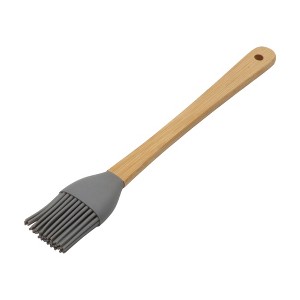 Unique Bargains Basting Brush Small Brush Dishwasher Safe Silicone Plastic 8.46"x1.18" 1Pcs - 1 of 4