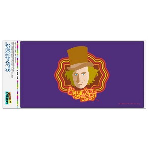 Willy Wonka And The Chocolate Factory Willy Wonka Automotive Bumper Sticker - 1 of 4