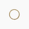 sanctuaire Dainty Detail Chain Ring 14K Solid Gold - 3 of 3