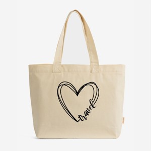 Simply Sage Market - Zippered Canvas Tote - Travel Heart : Target