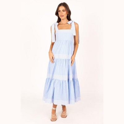 Raphael Tiered Maxi Dress - Blue - Petal & Pup USA