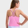 Girls' Strappy Crop Tank Top - All In Motion™ - 3 of 3