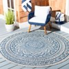 Courtyard CY8734 UV & Stain Resistant Non-Shedding Power Loomed Indoor/Outdoor Rugs - Safavieh - 2 of 4