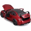 Alfa Romeo Giulia GTA Red Metallic with Carbon Top 1/18 Die Cast Model Car by Bburago - 4 of 4