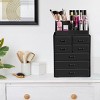 Sorbus Medium 7 Drawer Makeup Organizer Case with Lipstick Slots & Makeup Brush Holders ( - 2 of 4