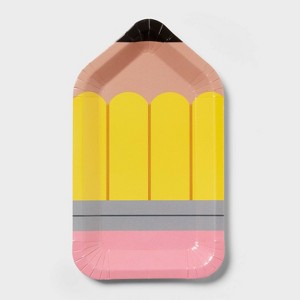 10ct Pencil Shaped Snack Plate - Spritz™ - 1 of 3