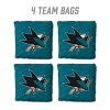 NHL San Jose Sharks 4pk Teal Toss Game Set - 2 of 4