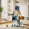 EROMMY 69" Cat Tree, Multi-level Cat Tower, Cat Condo for Indoor Cats - 3 of 4