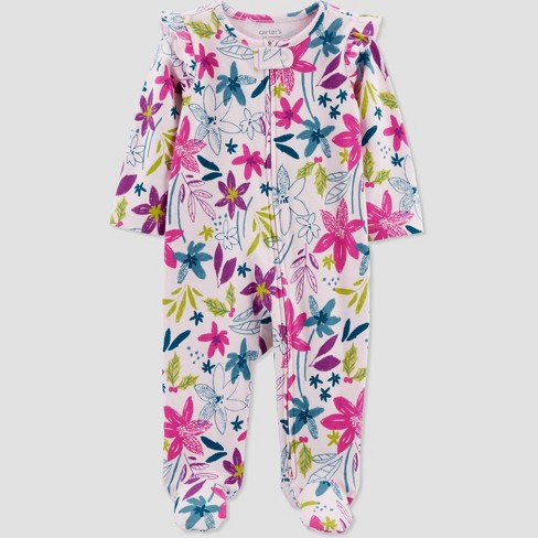 Footed pajamas for discount girls